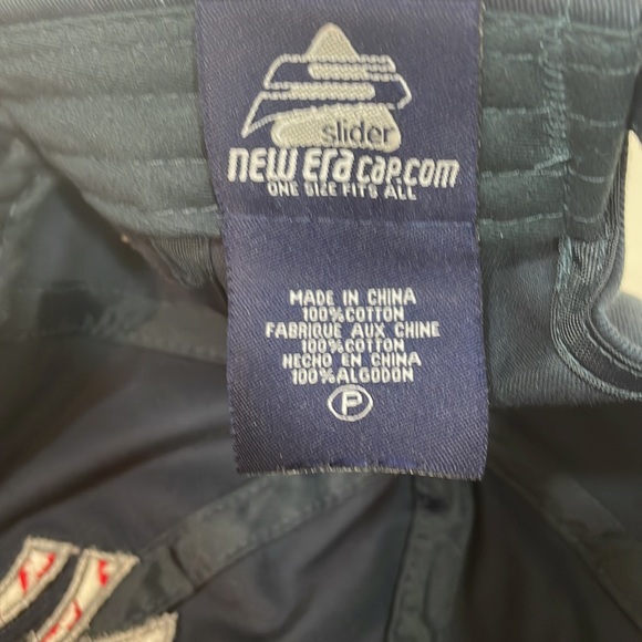 New Era New York Yankees Navy Adjustable Hat W/ Red/White/Blue Embroider… - Picture 7 of 9